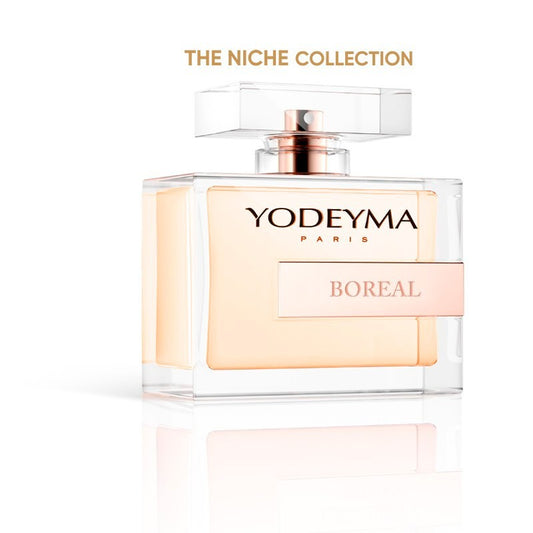 Yodeyma Boreal Eau de Parfum uit The Niche Collection op witte achtergrond